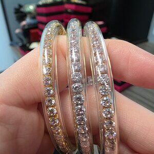 Three Queens All Weather Bangles- Petal Pink